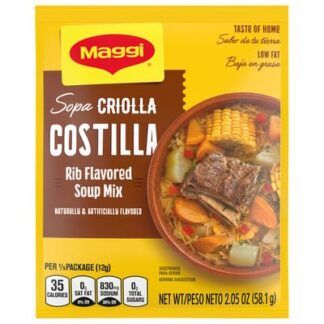 Maggi  Rib Flavored Soup Mix - Sopa Criolla Costilla 58g
