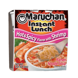 Maruchan Instant Lunch Hot & Spicy Shrimp Flavor - Sopa Instántanea Picante Con Sabor Camaron (64g)