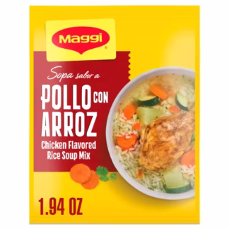 Maggi  Chicken Flavoured Rice Soup Mix - Sopa Sabor Pollo con Arroz (60gr)