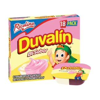 Ricolino Duvalin Fresa/Vanilla 18 packs