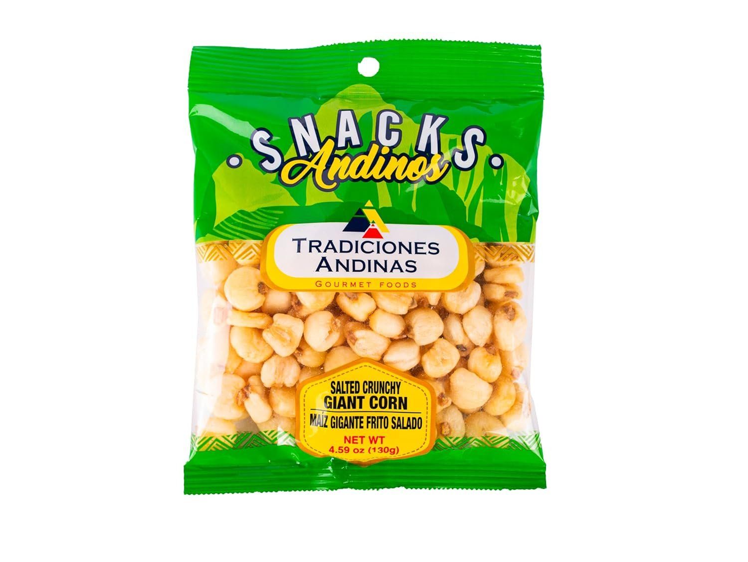 Tradiciones Andinas Salted Crunchy Giant Corn - Maiz Gigante Frito Salado (130g)