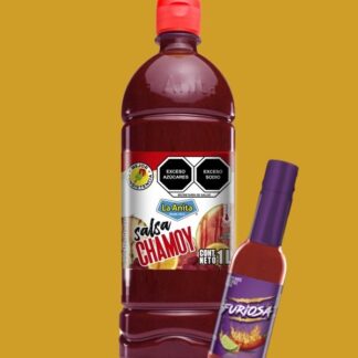La Anita Chamoy Sauce Combo con Furiosa - Salsa Chamoy Con Frasco de Furiosa (1L)