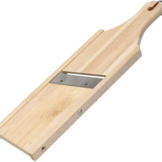 IMUSA USA Wood Plantain Slicer "Mariquitera", 13.8 x 4 x 1 inches