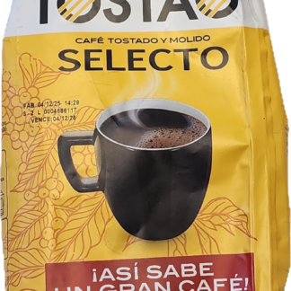 Tostao' Roasted And Ground Coffee - Cafe Tostado Y Molido (454g)