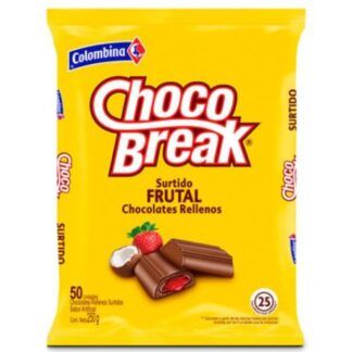 Choco Break Chocolates Rellenos Frutal - Fruit Filled Chocolates (250g)