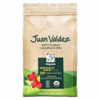 Juan Valdez Organic Medium Roasted And Ground Coffee - Cafe Organico Tostado Medio Y Molido (283g)