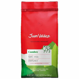 Juan Valdez Cumbre Ground Strong Coffee - Cafe Fuerte Molido (340g)