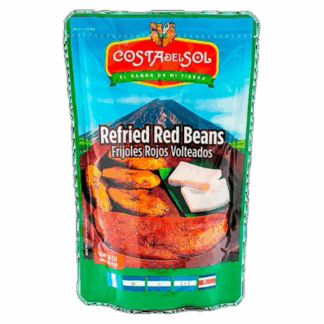Costa del Sol Refried Red Beans - Frijoles Rojos Volteados (400g)