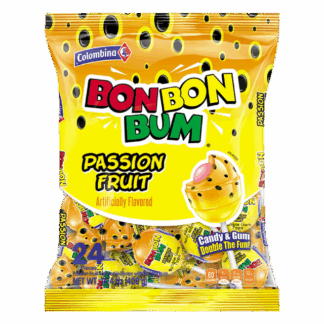 24 Un x Colombina Bon Bon Bum Passion Fruit Flavored - Bon Bon Bum Sabor A Maracuya