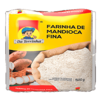 Da Terrinha Cassava White Flour - Farinha De Mandioca Fina (500g)