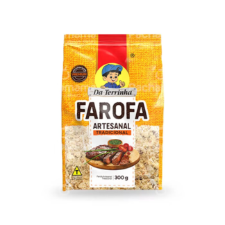 Farofa Artesanal Da Terrinha 300g - Crunchy Toasted Cassava Flour