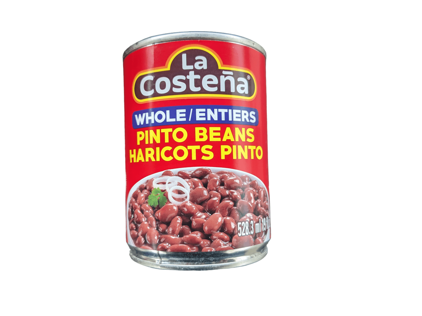 La Costeña Whole Pinto Beans - Frijoles Pinto Enteros (528.3 ml) - Image 2
