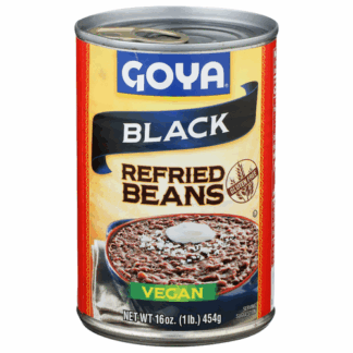 Goya Black Refried Beans - Frijoles Negros Refritos (454g)