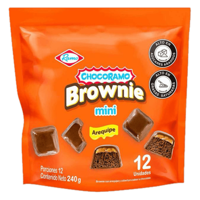 12 Un x Chocoramo Mini Brownie with Caramel - Mini Brownies con Arequipe (240g)