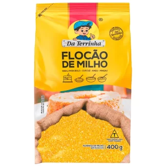 Da Terrinha Flocão de Milho - Corn Meal Flakes (400g)