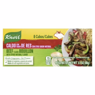 Knorr Beef Flavor Bouillon Cubes - Cubitos de Caldo con Sabor a Carne 88g