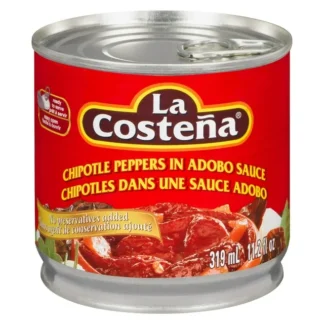 La Costeña Chipotle Peppers In Adobo Sauce - Chiles Chipotles En Salsa Adobo (319mL)