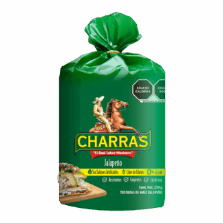 Charras Chipotle Corn Tostadas (350g) - Smoky & Crunchy Mexican Style