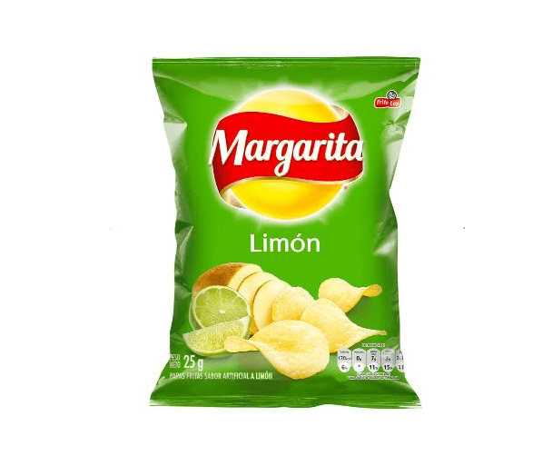 Papas Margarita Limón 25g - The Original Colombian Lemon Chips