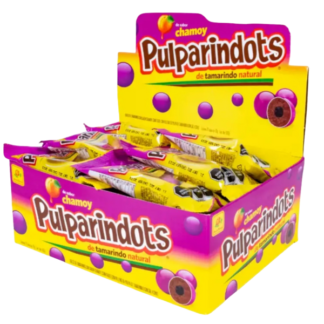 Pulparindots Hot And Salted Pulp Candy With Apricot Flavor - Dulce Picante y Salado De Pulpa Con Sabor A Albaricoque (12 packs)