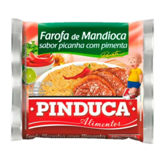 Pinduca Farofa de Mandioca Sabor a Picanha com Pimenta 250g