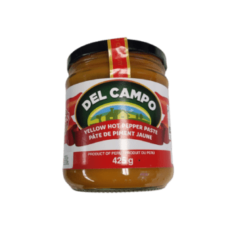Del Campo Yellow Hot Pepper Paste - Authentic Peruvian Aji Amarillo Paste (425g)