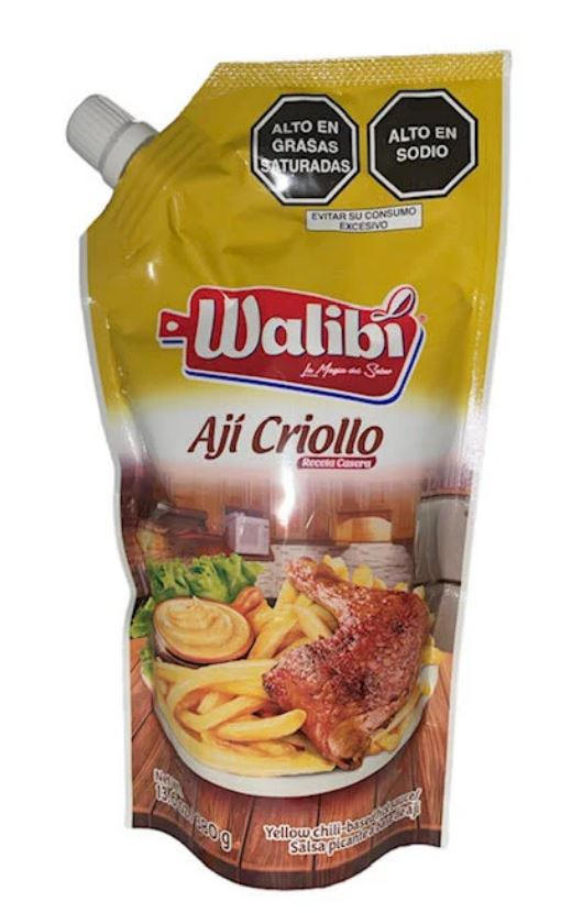 Walibi Creole Chili Sauce - Salsa De Aji Criollo (380g)