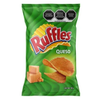 Ruffles Queso 120g - Authentic Mexican Ridged Cheese Potato Chips