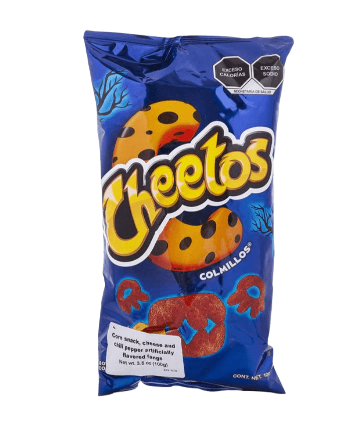 Cheetos Colmillos 100g - Authentic Mexican Baked Cheese & Chili Snacks
