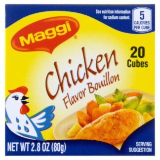 Maggi Chicken Seasoning Cubes 80g | Traditional Chicken Bouillon Cubes