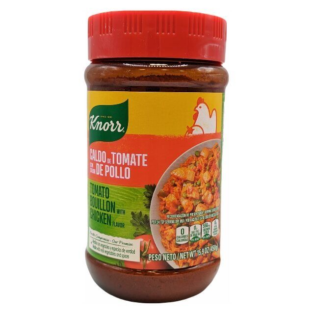 Knorr Tomato Bouillon With Chicken Flavour - Caldo De Tomate Con Sabor De Pollo (450g)