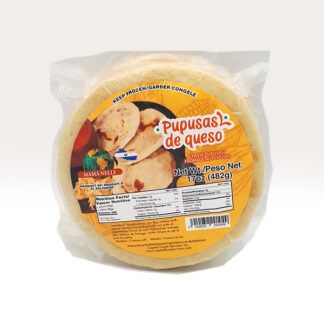 Mama Nelly Cheese Pupusas - Authentic Salvadoran Frozen Pupusas (482g / 17oz)