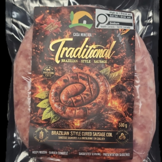 Casa Mineira Tradicional Linguiça Sausage (500g) – The All-Purpose Brazilian Classic