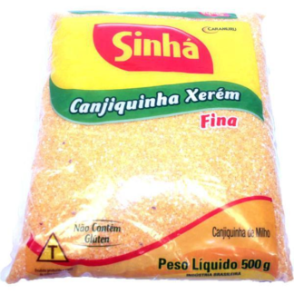 Sinha Fine Corn Grits (Canjiquinha Xerém) - 500g | Authentic Brazilian Flavor