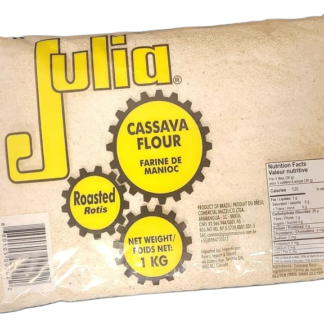 Julia Cassava Flour 1kg | Farinha de Mandioca Torrada & Branca