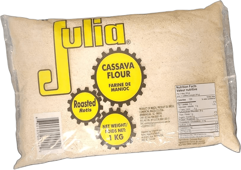 Julia Cassava Flour 1kg | Farinha de Mandioca Torrada -Roasted