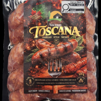 Casa Mineira Toscana Sausage 500g | Authentic Brazilian Linguiça
