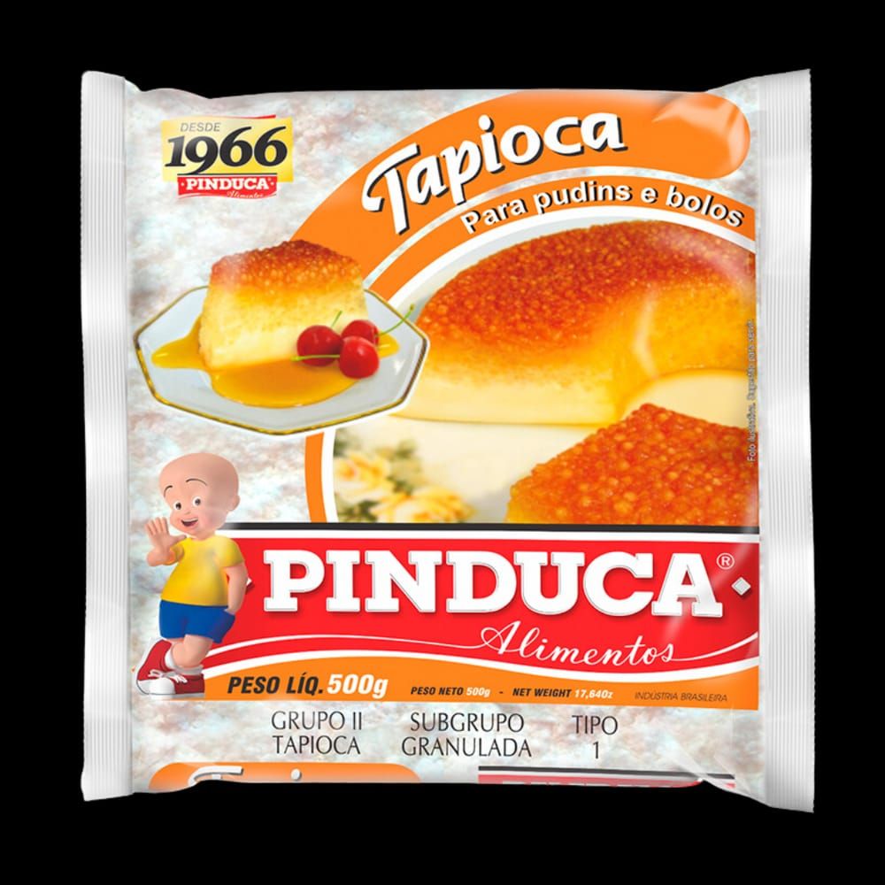 Pinduca Granulated Tapioca 500g – Ideal for Brazilian Tapioca Pudding and Cakes