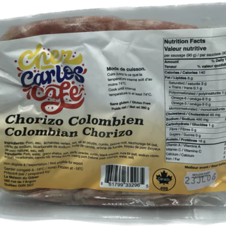 Chorizo Colombiano (360 gr) Chez Carlos