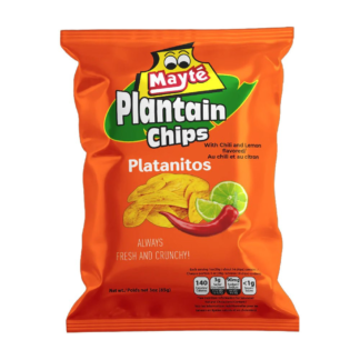 Mayte Plantain Chips Chile Lime - Platanitos Sabor a Chile Limon