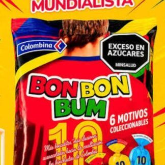 24 Un x Colombina Bon Bon Bum World Cup Series - Bon Bon Bum Surtidos 384g