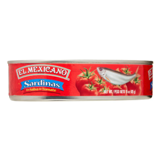 El Mexicano Sardines in Tomato Sauce: Traditional Canned Fish 15 oz - Sardinas 425g