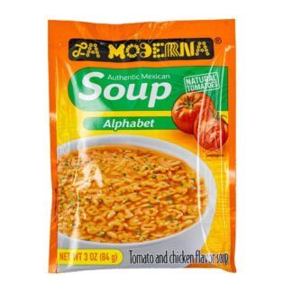 La Moderna Tomato And Chicken Flavour Alphabet Soup - Sopa De Letras Sabor Tomate Y Pollo