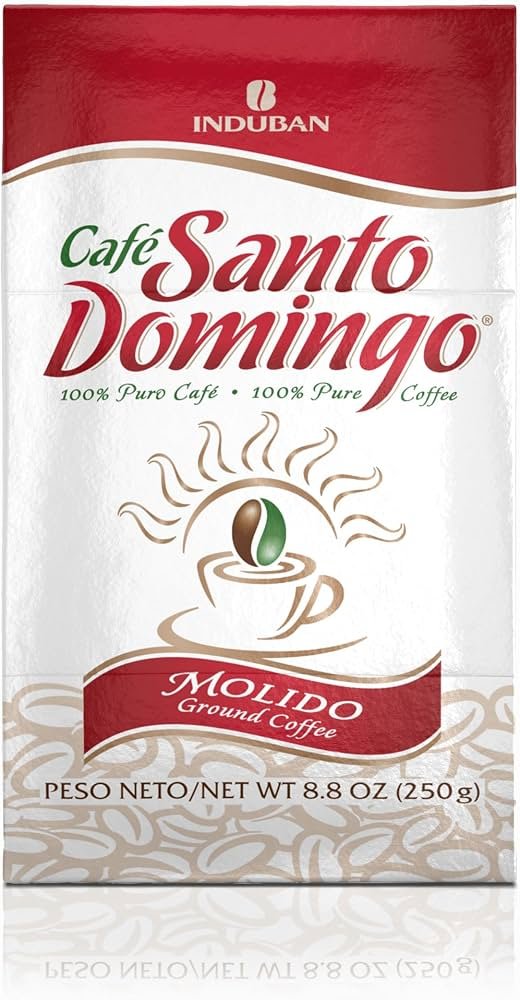 Santo Domingo Pure Ground Coffee - Café Puro Molido (250g)