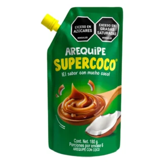 Arequipe SUPERCOCO Doy Pack (180g): The authentic Colombian milk caramel with real coconut bits