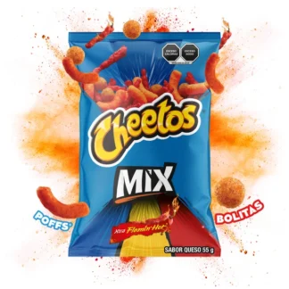Cheetos Mix 190g – Assorted Cheese & Spicy Mexican Snacks Bag Sabritas