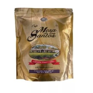 Mesa de los Santos Cafe Tostado en Grano - Roasted Finest Colombian Coffee Beans 454 gr