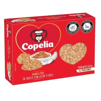 Panelitas de Dulce Con Leche y Coco Copelia 12 Porciones - 240 gr