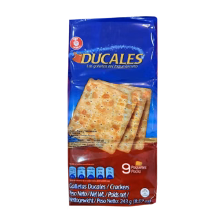 Ducales Crackers 9-Pack (243g) | Authentic Colombian Sweet & Salty Biscuits